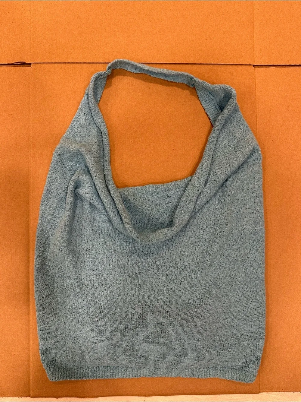 Light Blue Women’s Terry Halter Tank Top